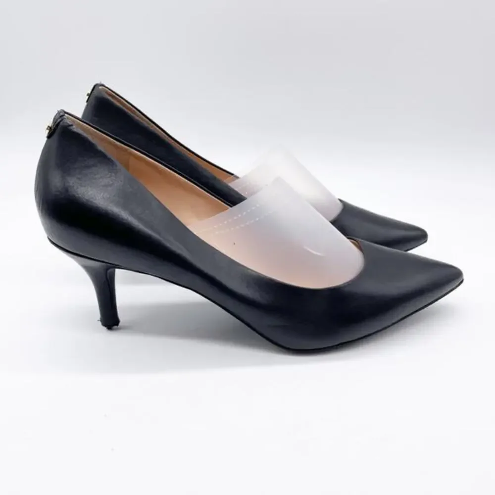 Cole Haan Women's The Go to Park Pump Shoes Leather Black‎ Size 9.5 B